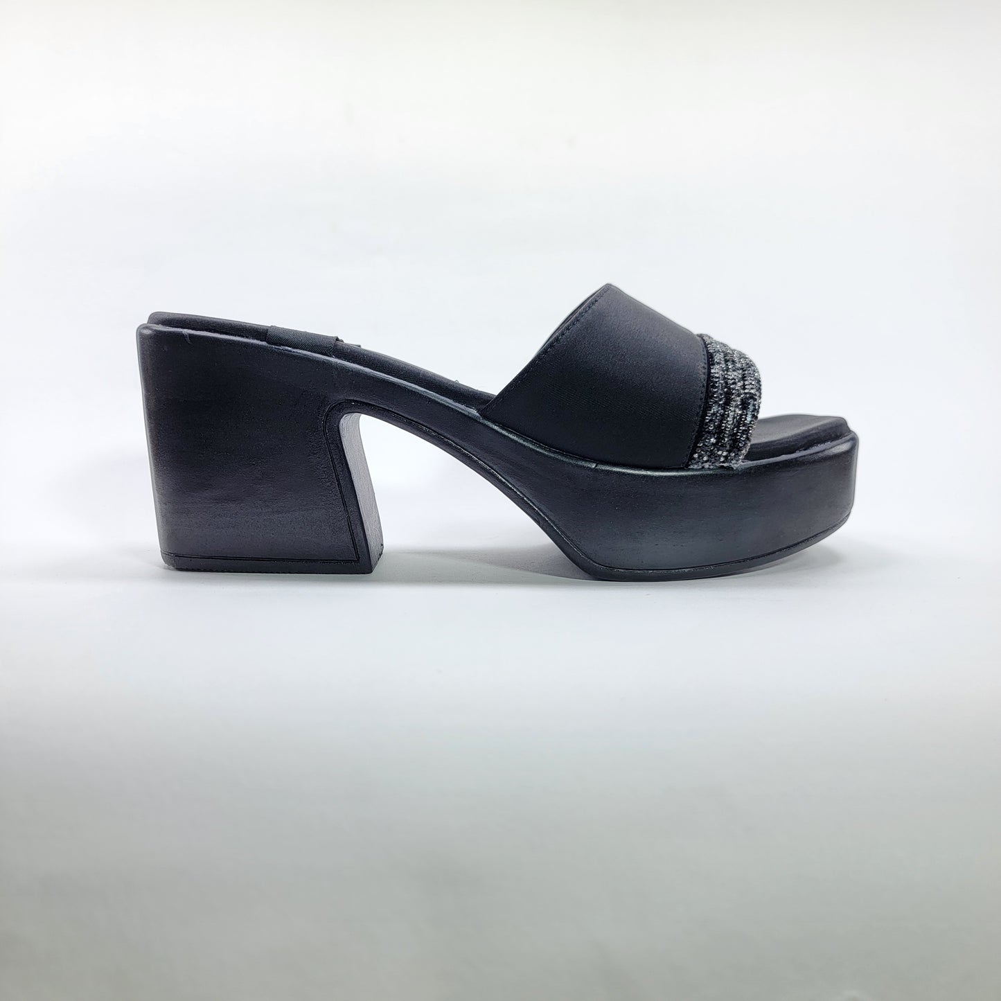 BLOCK PU SLIPPERS