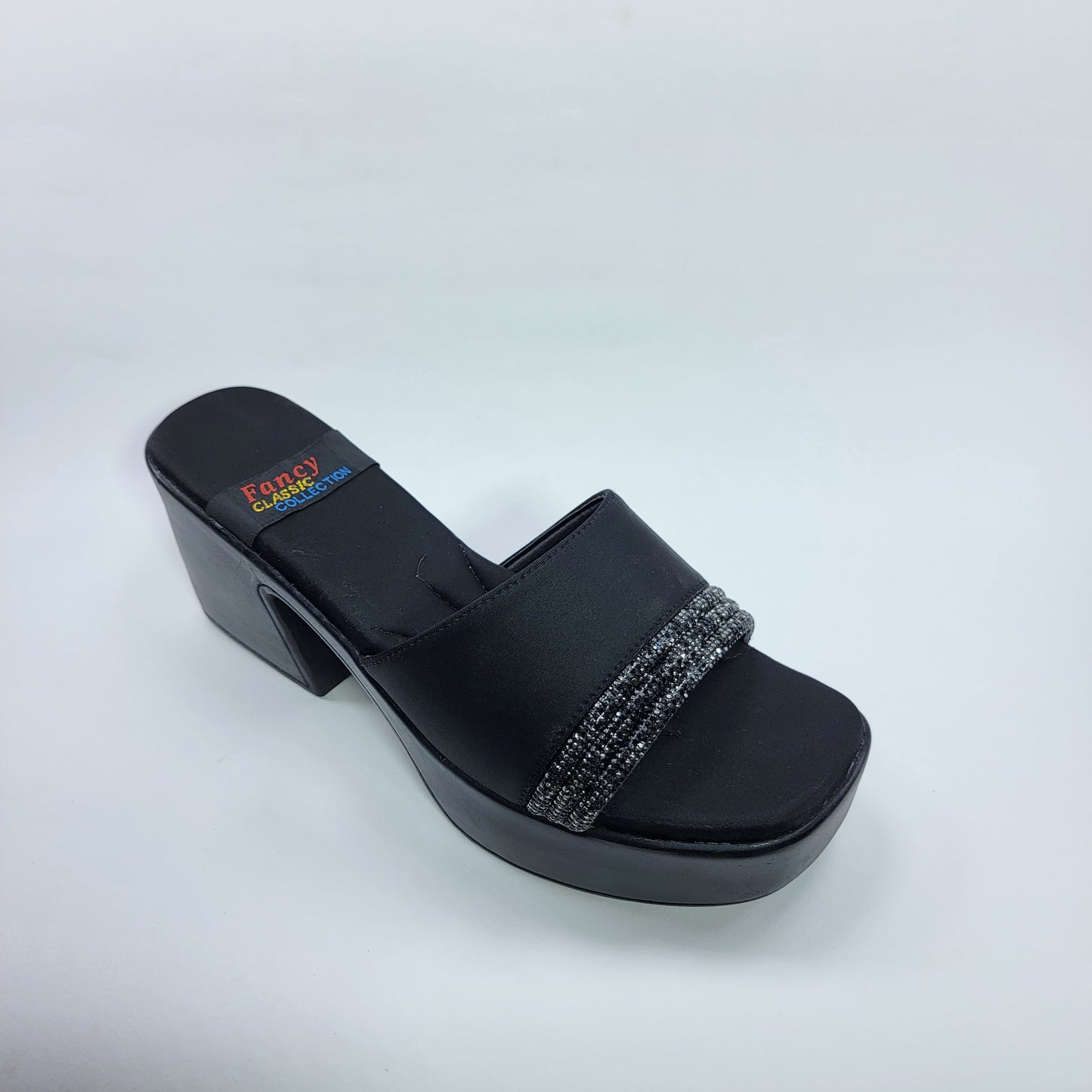 BLOCK PU SLIPPERS