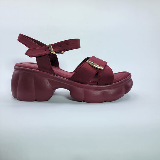 CHUNKY SOLE SANDALS PU