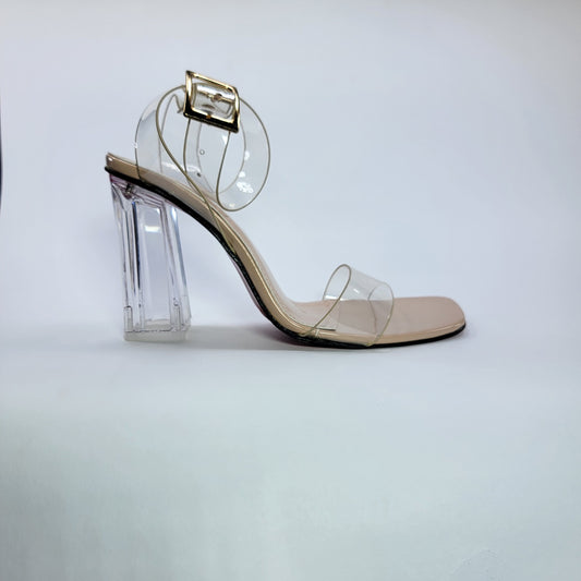 TRANSPARENT HIGH HEELS